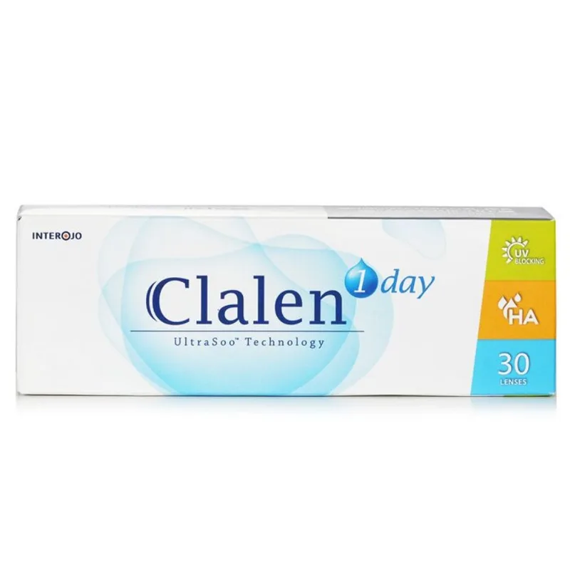 Lentes De Contato Clalen 1 Dia Ultra-soo Clear -4,00