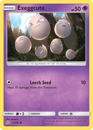 Exeggcute (73/236) [UNM SM Unified Minds] Damaged