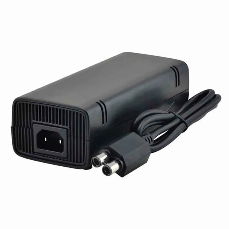 Fonte Xbox 360 Slim Bivolt 110v 220v 135w Ac Cabo De Força 2 Pinos