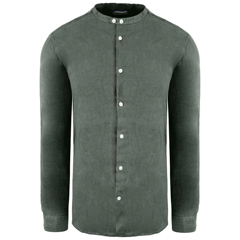 Emporio Armani Regular Fit Mens Dark Green Shirt M