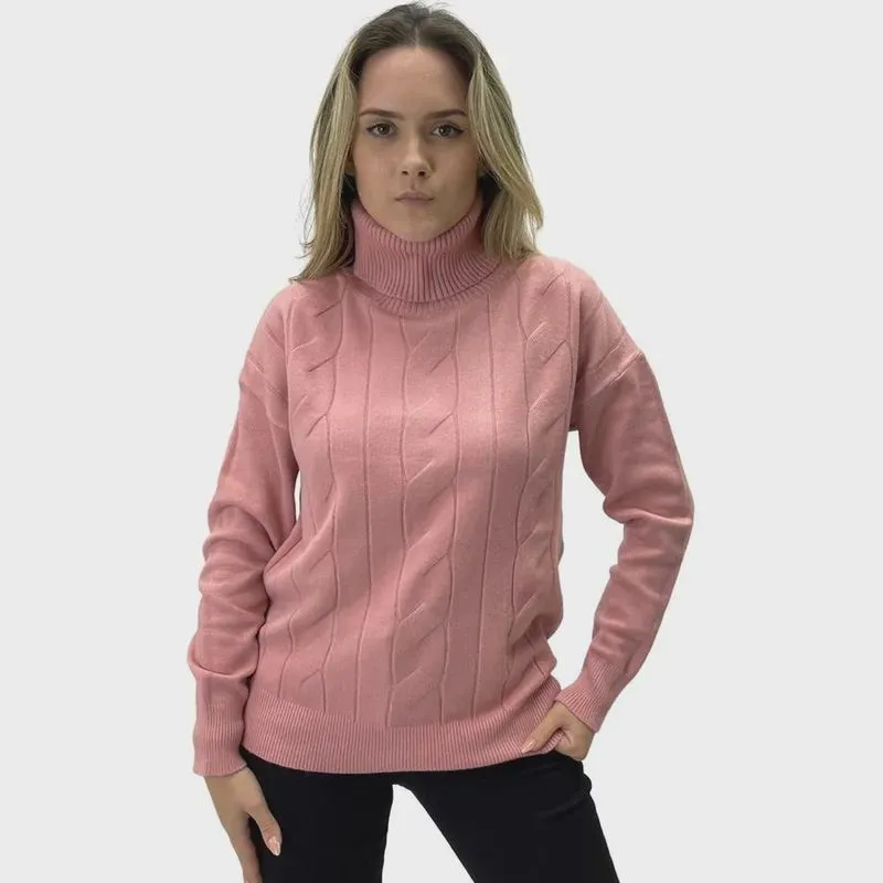 Blusa de Lã Facinelli Manga Longa Casual