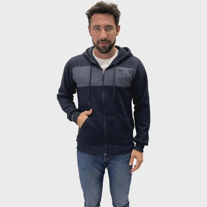 Blusa Gangster Moletom Aberta com Capuz Masculina