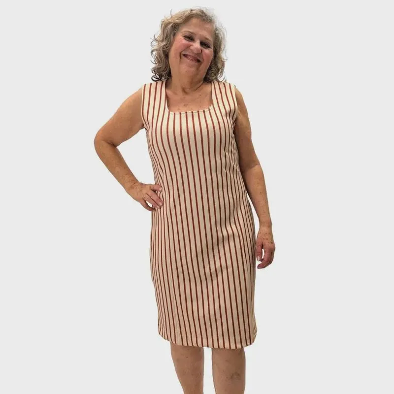 Vestido Miravest Regata Curto Feminino