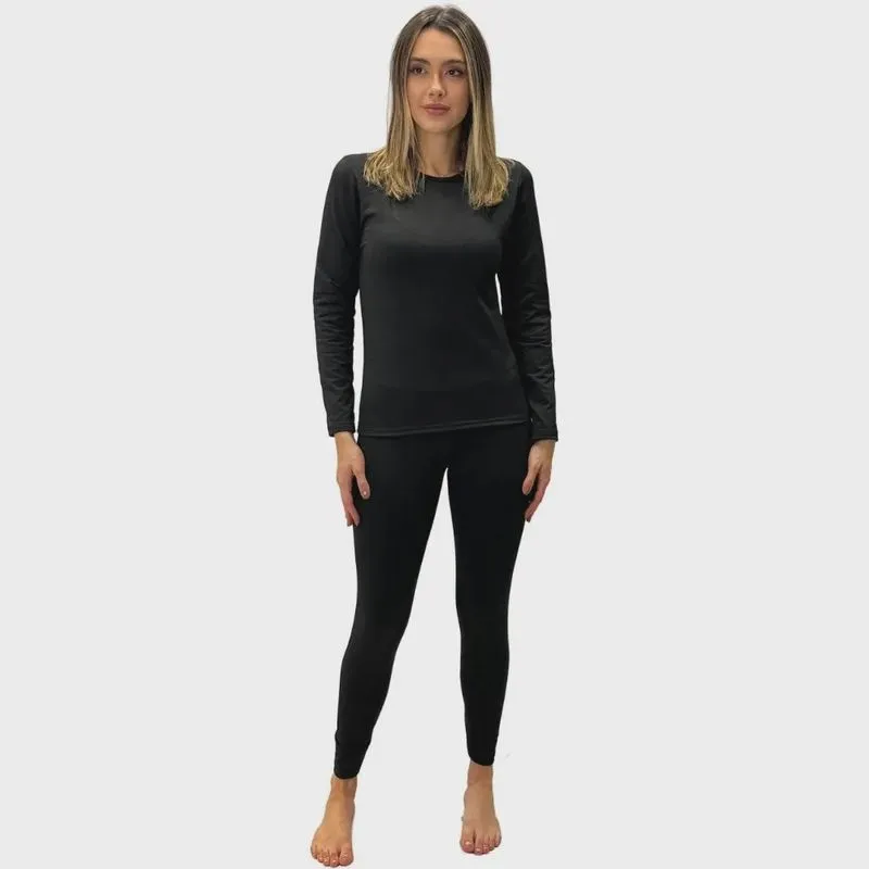 Conjunto Ad Fashion Térmico Manga Longa com Calça Feminino