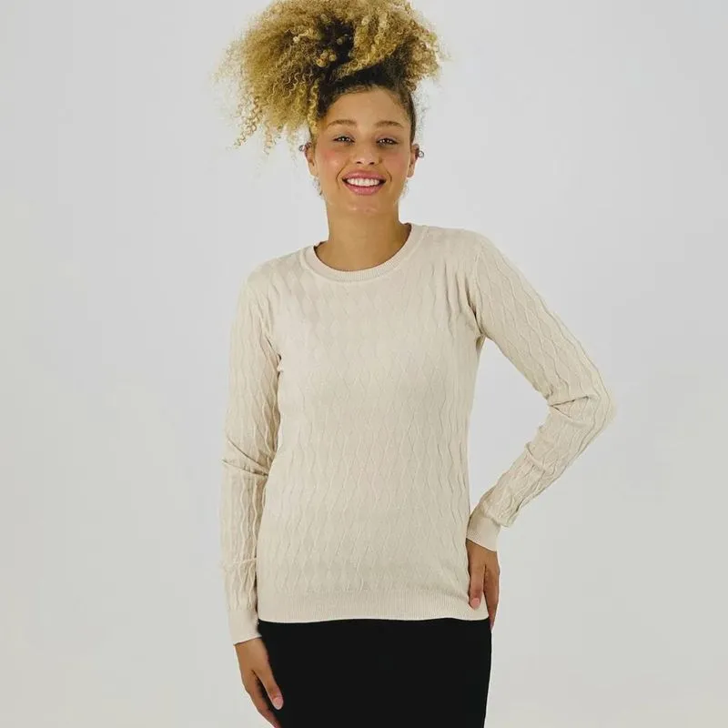 Blusa Facinelli Lã Casual Manga Longa Feminina