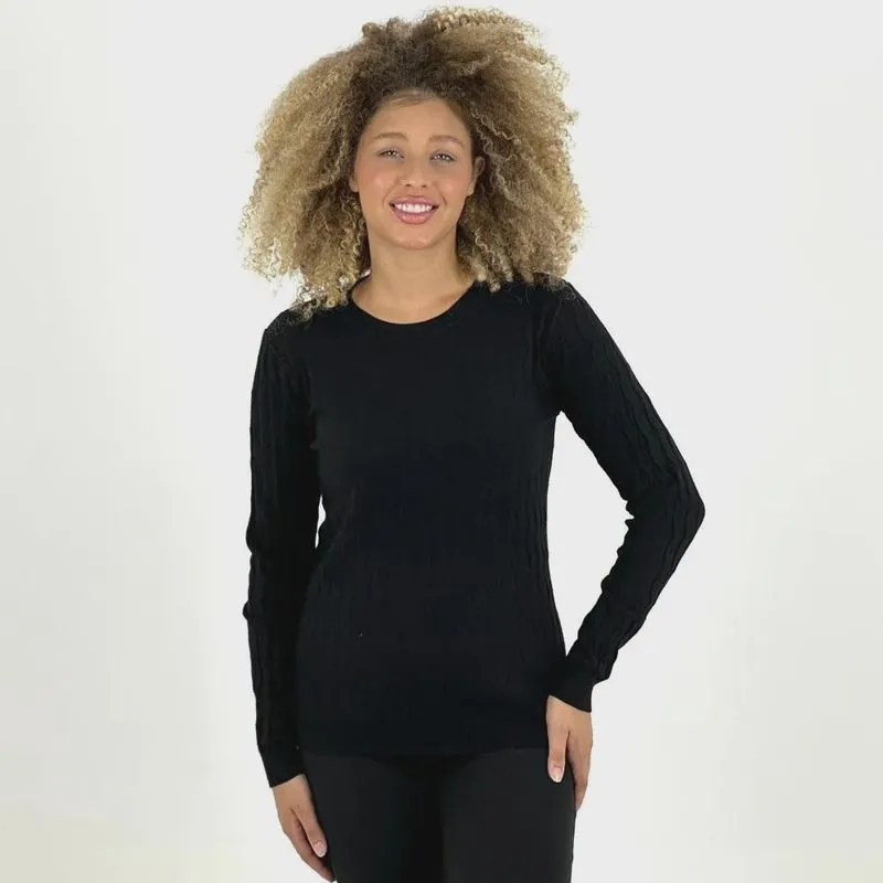 Blusa Facinelli Lã Casual Manga Longa Feminina
