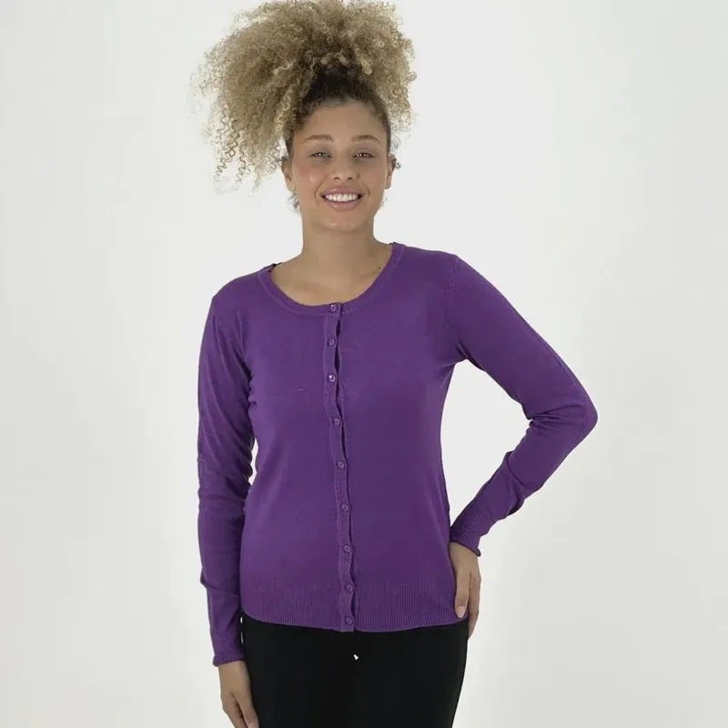 Casaco Facinelli Cardigan Básico Feminino