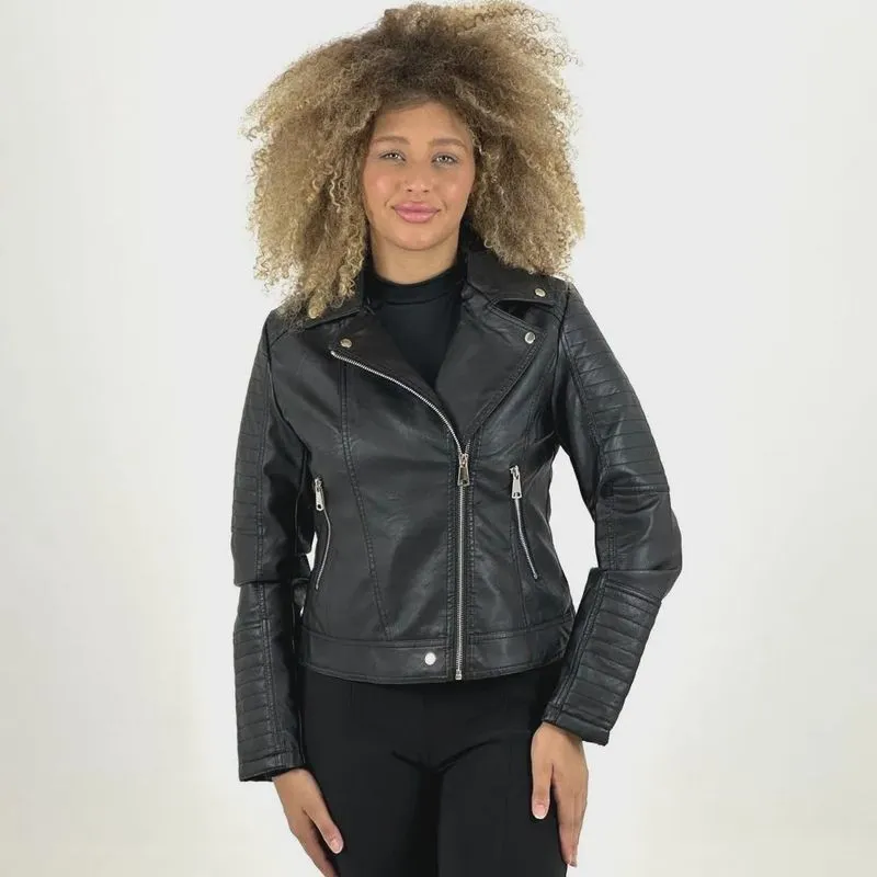 Jaqueta Facinelli p. U com Zíper Feminina