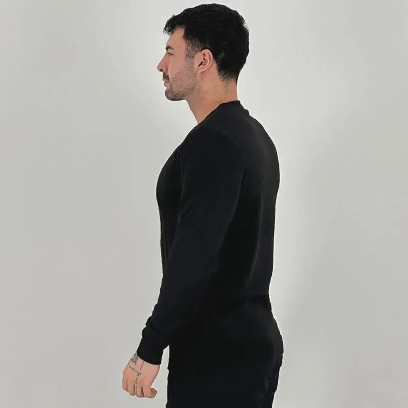 Blusa de Lã Broken Rules Gola Redonda Masculina