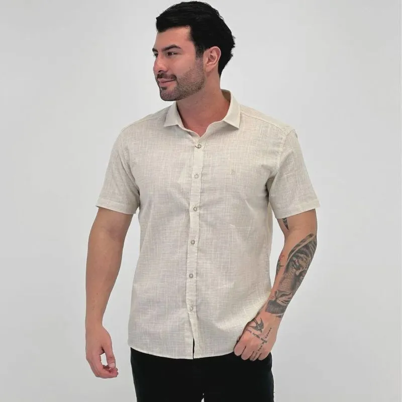 Camisa bgt Slim Manga Curta Masculina