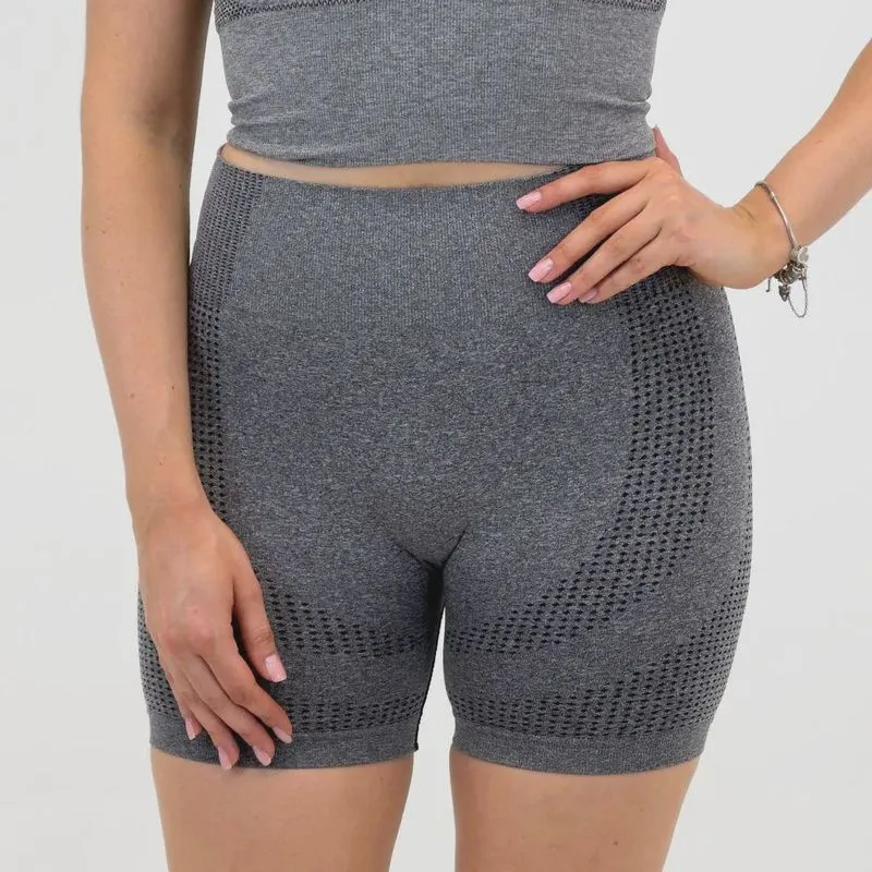 Shorts Blue Rose Curto Levanta Bumbum Feminino
