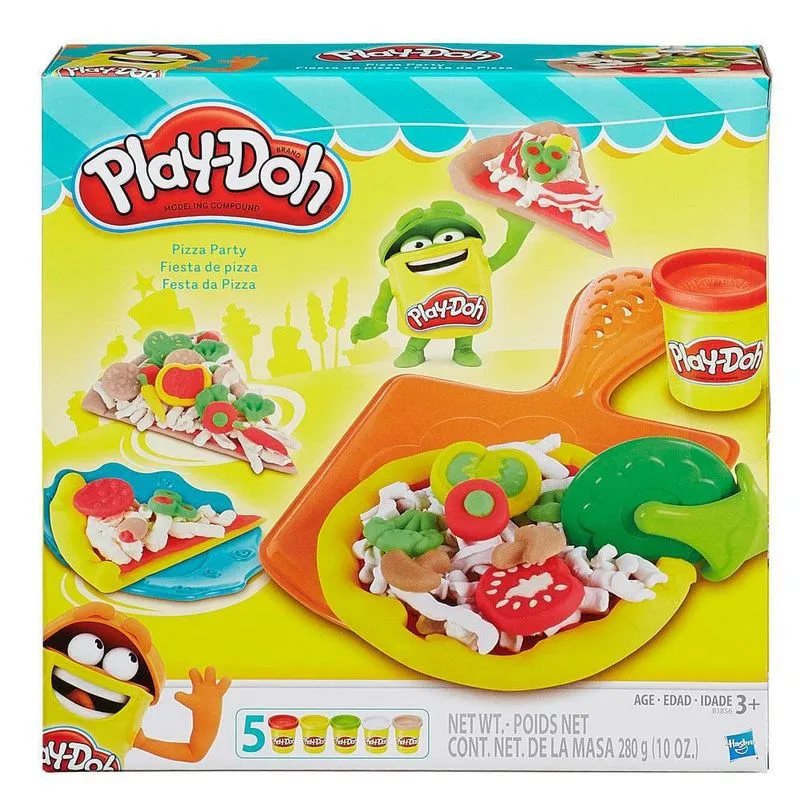 Conjunto Massinha De Moledar Play-doh Festa Da Pizza Hasbro