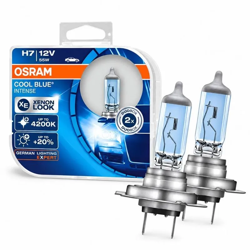 Kit Par Lâmpada H7 12V 4200K Coolblue Osram