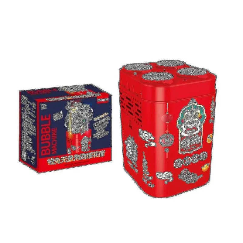 48-hole Fireworks Bubble Machine Pyrotechnic Bucket Automati
