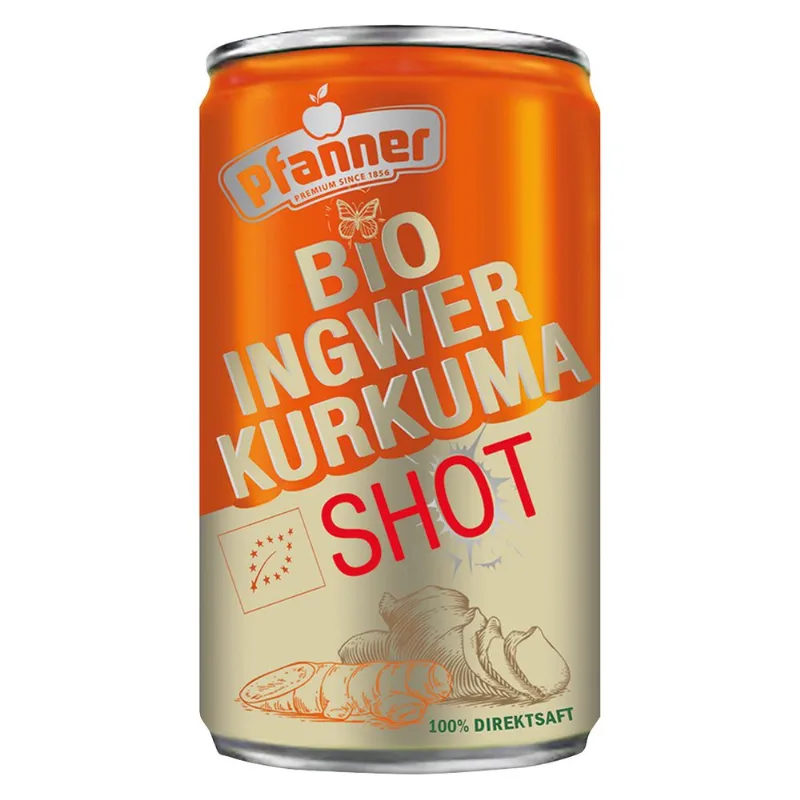 Shot de Jengibre y Cúrcuma Pfanner 150 ml