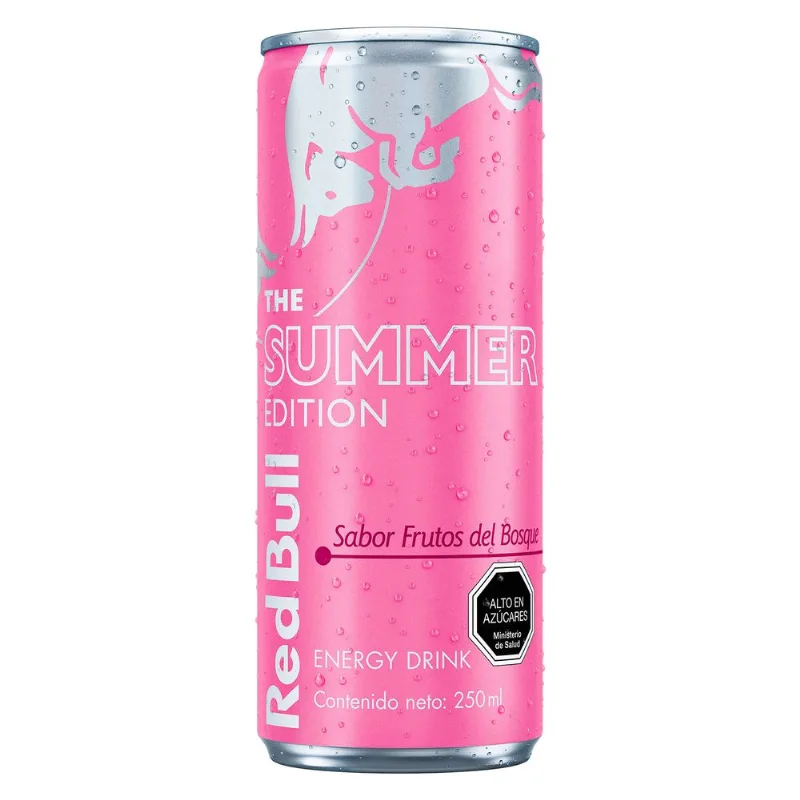 Bebida Energética Red Bull Summer Edition Sabor Frutos del Bosque 250 cc