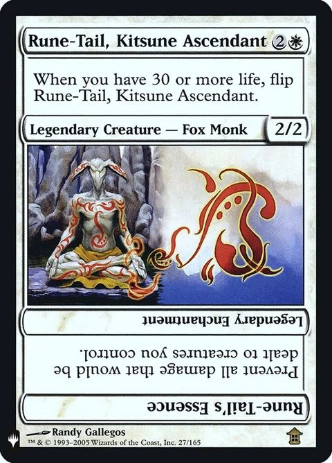 Rune-Tail, Kitsune Ascendant // Rune-Tail's Essence (SOK-27) Non-Foil / Near Mint