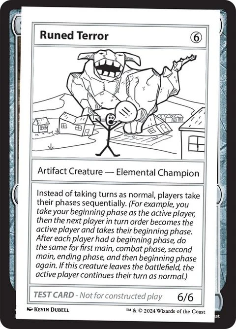 Runed Terror (371) Non-Foil / Near Mint