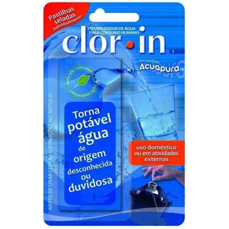 Clorin 1mg (2 Cartelas - 20 Pastilhas) - Ntk Nautika