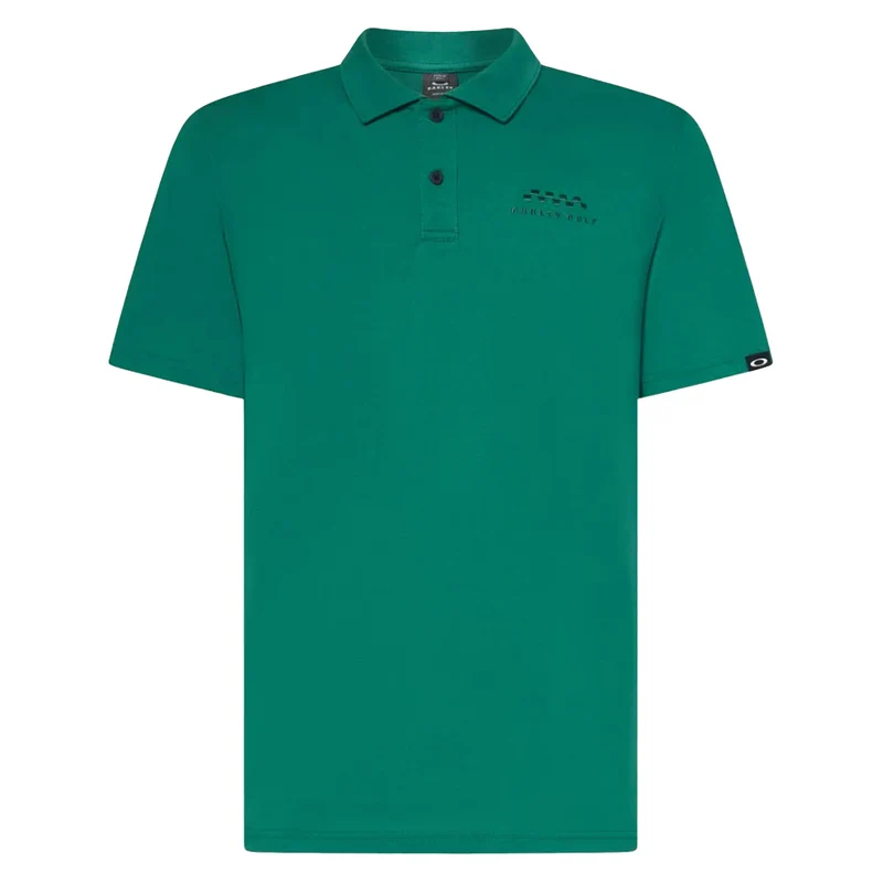 Oakley Transistion OG Mens Green Golf Polo Shirt M