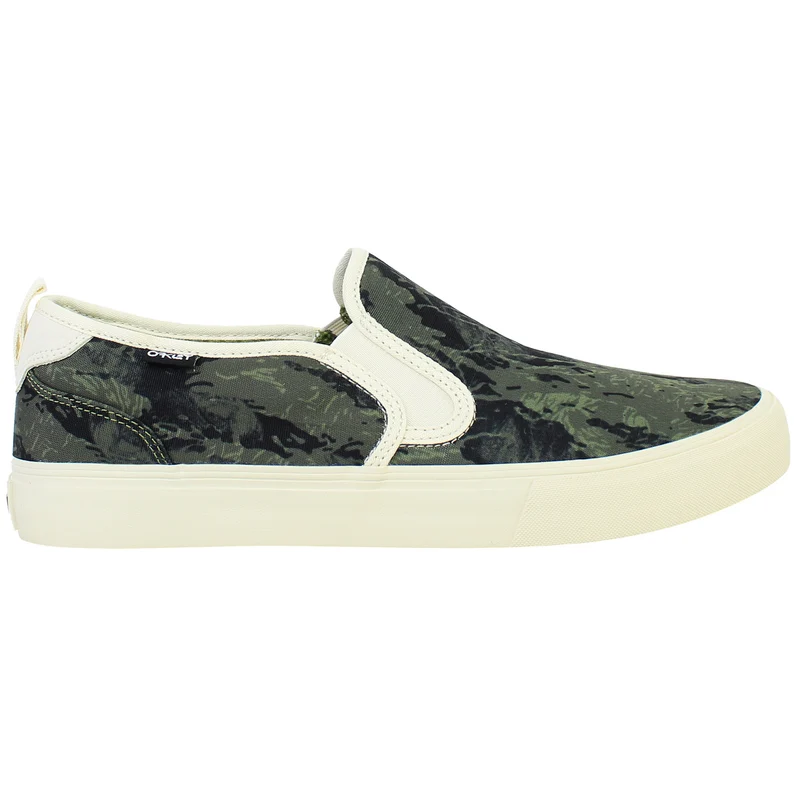 Oakley B1B Banks Classic Mens Camo Green Plimsolls 9