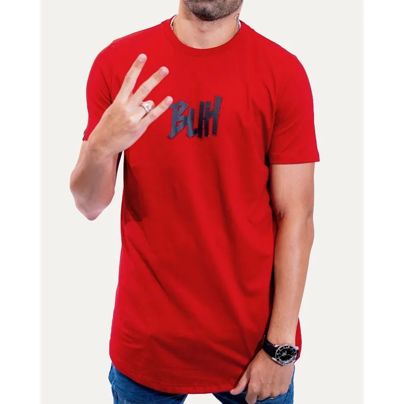 Camiseta Masculina Buh Strass Logo