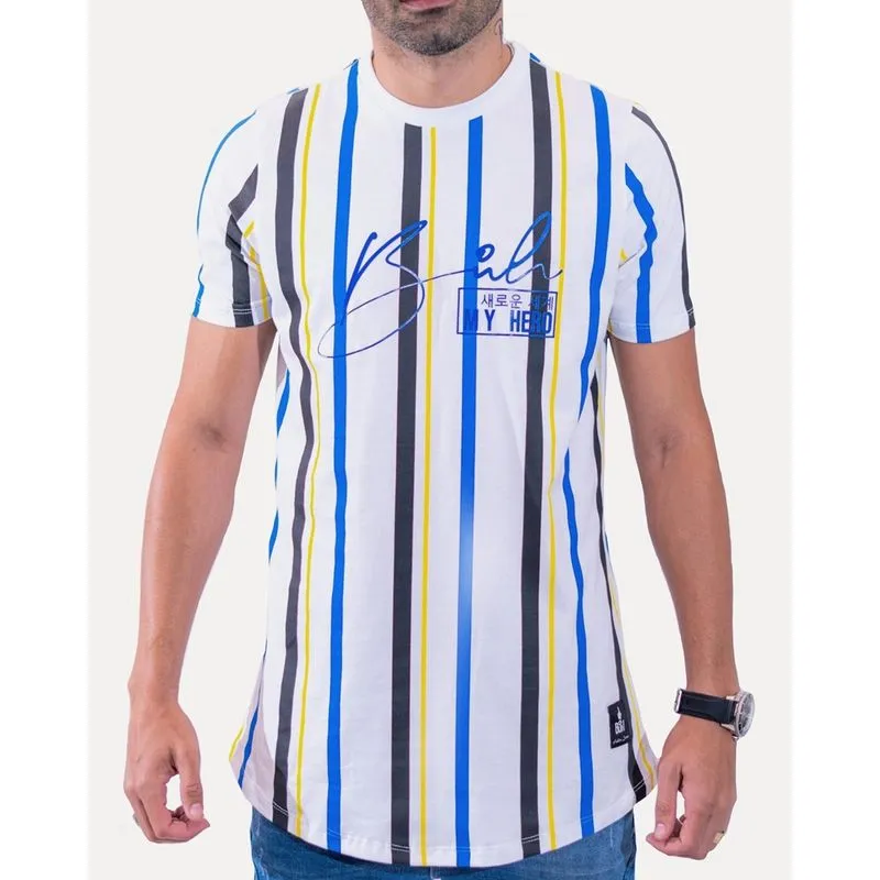 Camiseta Masculina Buh Stripes Hq