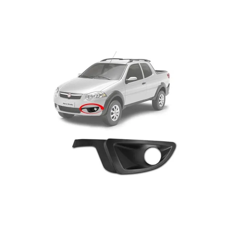 Fiat Palio Moldura Farol De Milha Lado Esquerdo Novo Origina