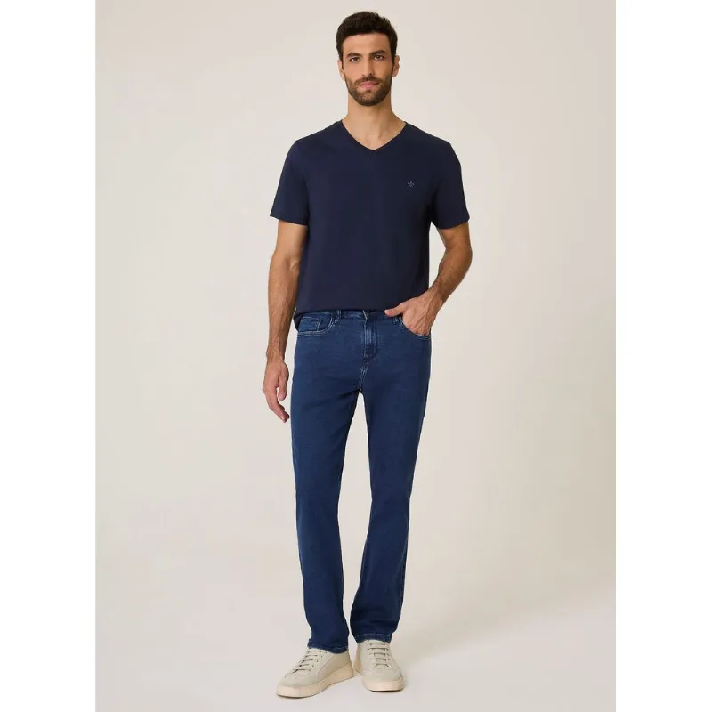 Calça Jeans Concept de Malha Dudalina Masculina 40