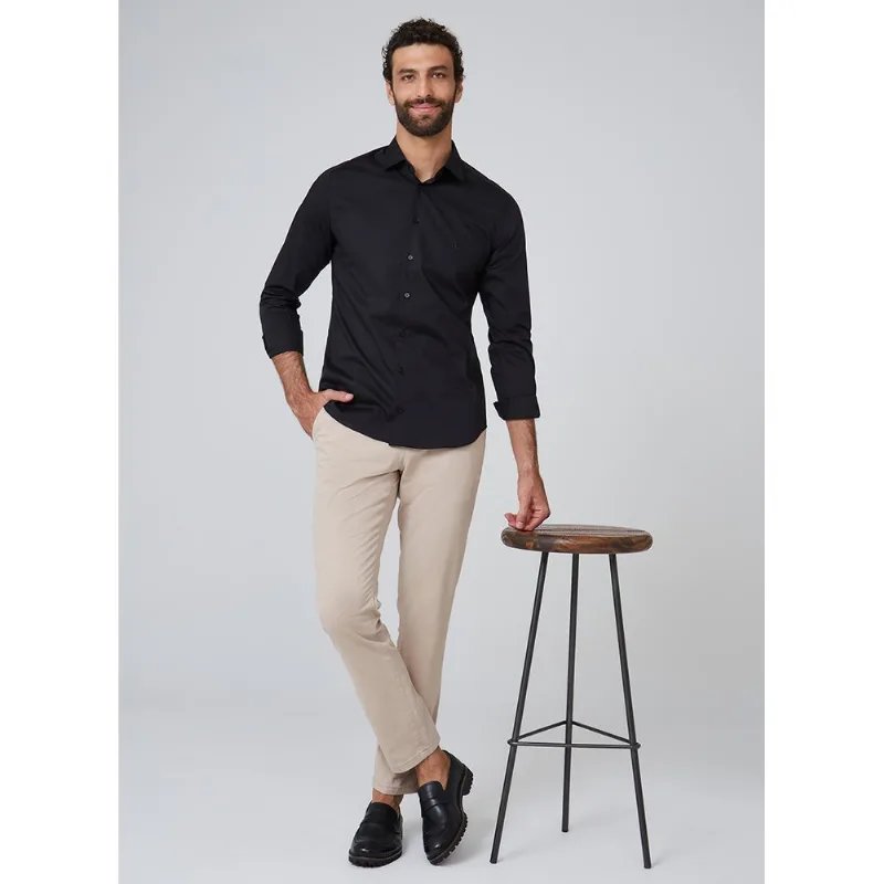 Calça Sarja Slim Faca Soft Touch Dudalina Masculina 40