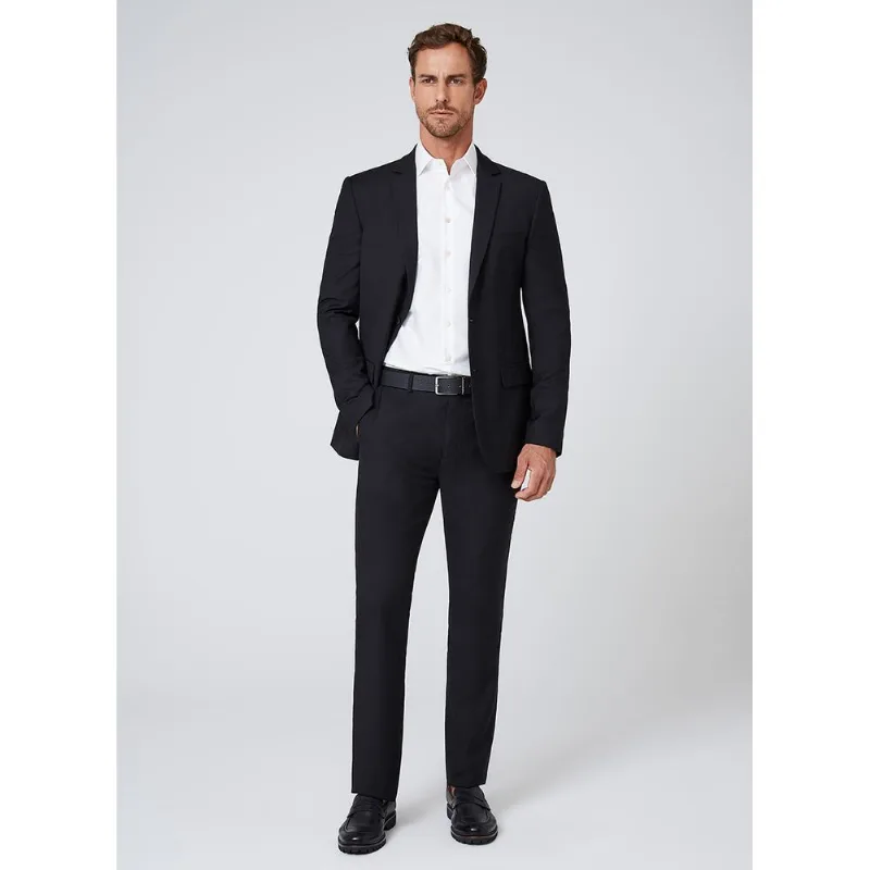 Calça de Alfaiataria Clássica Slim Preto Dudalina Masculina 46