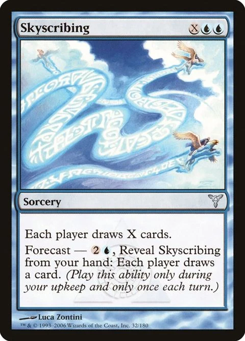 Skyscribing (32) Foil / Light Played