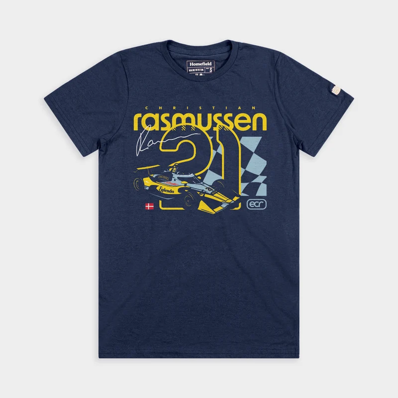 ECR Christian Rasmussen #21 Tee XL / Deep Navy