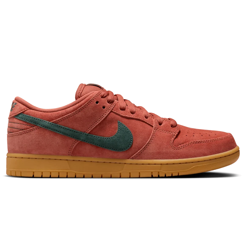 Nike SB Dunk Low Pro Skateboard Shoe - Burnt Sunrise/Vintage Green M 6 / W 7.5