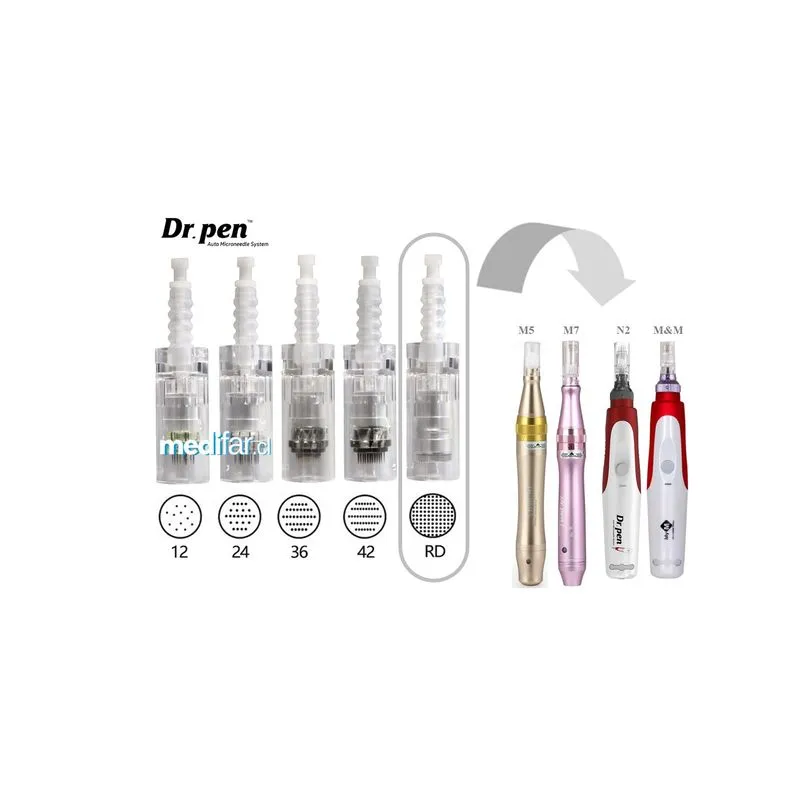 Pacote De Cartuchos Redondos Nano 10 Para Dermapen Nano