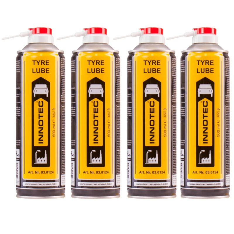 Innotec Tyre Lube – Montagespray 4er-Set
