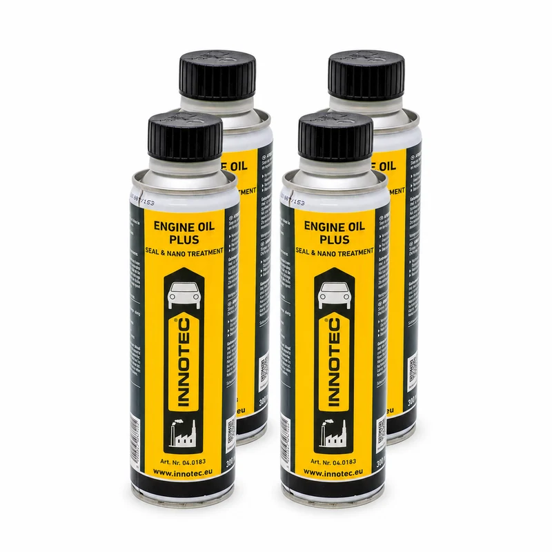 Innotec Engine Oil Plus – Pflege- und Service-Ölzusatz 4er-Set