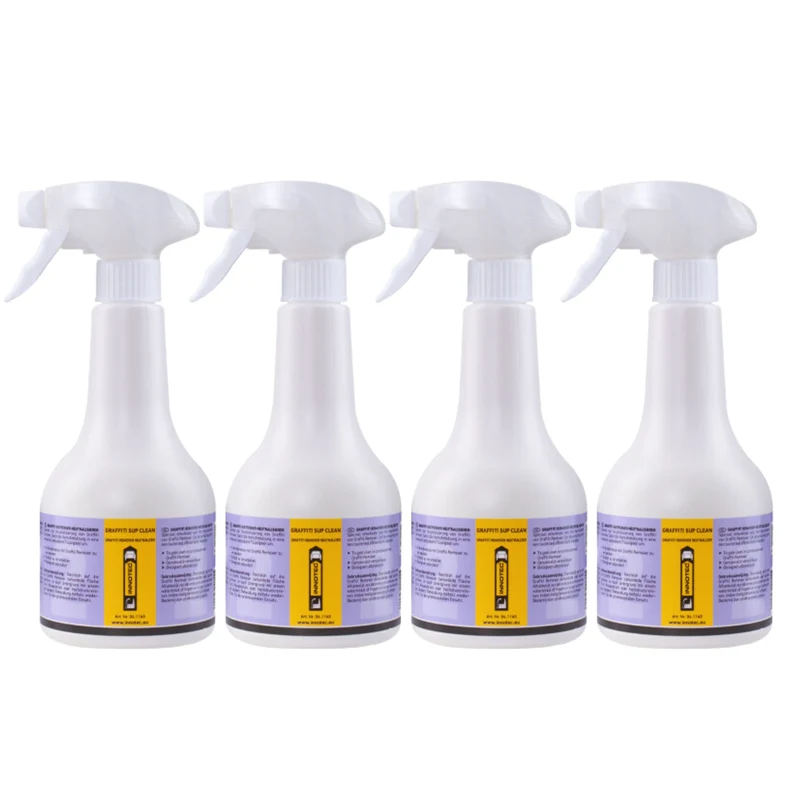 Innotec Graffiti Sup Clean – Graffiti-Entferner-Neutralisierer 4er-Set