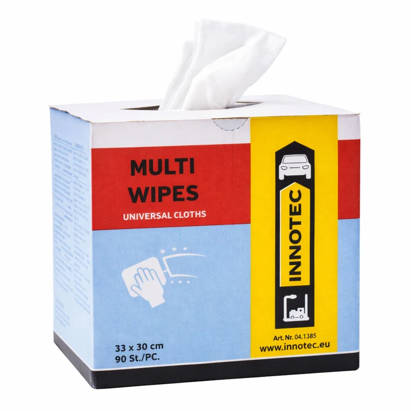 Innotec Multi Wipes – Universaltuch 33 cm x 30 cm – 90 Stück · Karton / 1 Stück