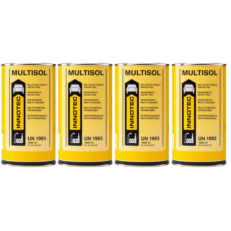 Innotec Multisol – Mehrzweck-Entfetter 4er-Set