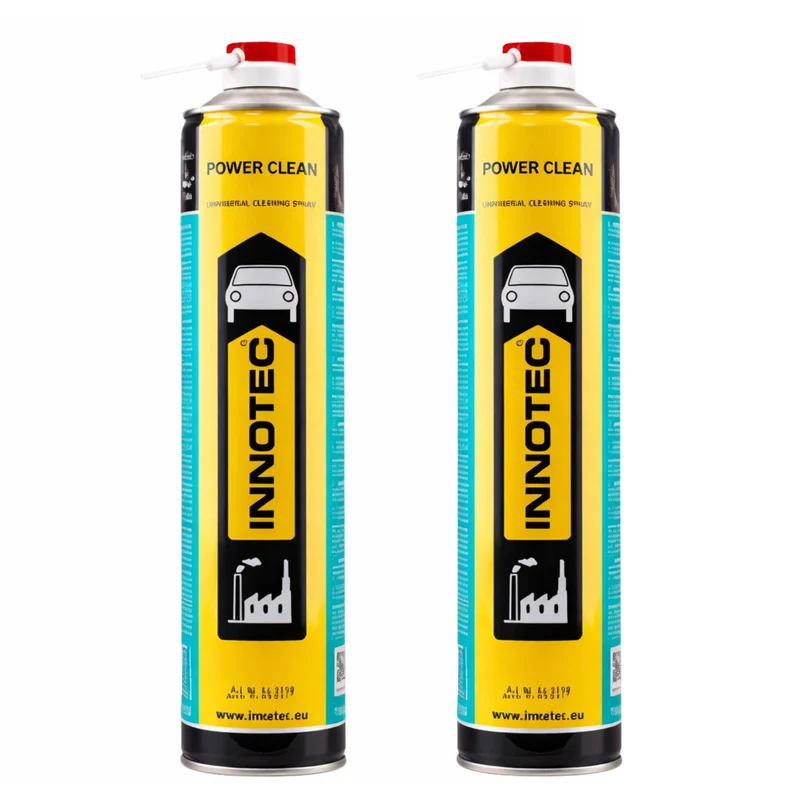 Innotec Power Clean – Hochintensiver, universeller Reinigungsspray 750 ml und Aerosol – 750 ml · Aerosol / 2er-Set