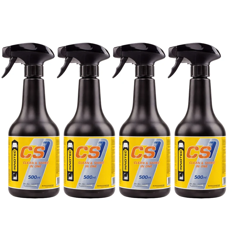 Innotec CS1 Clean & Shine in One – Reinigung & Glanz 4er-Set