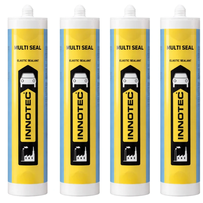 Innotec Multi Seal – Hochwertiges Industriesilikon Transparent – 310 ml · Kartusche / 4er-Set
