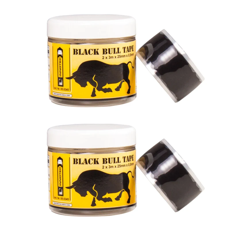 Innotec Black Bull Tape – Selbstvulkanisierendes Band 2er-Set