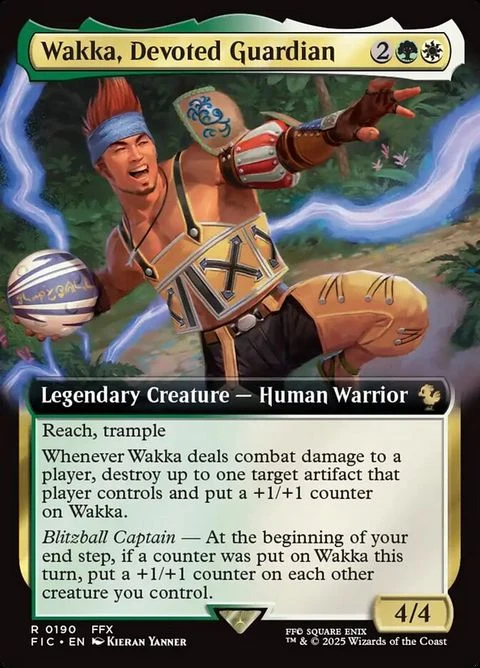 Wakka, Devoted Guardian (190) Non-Foil / Near Mint