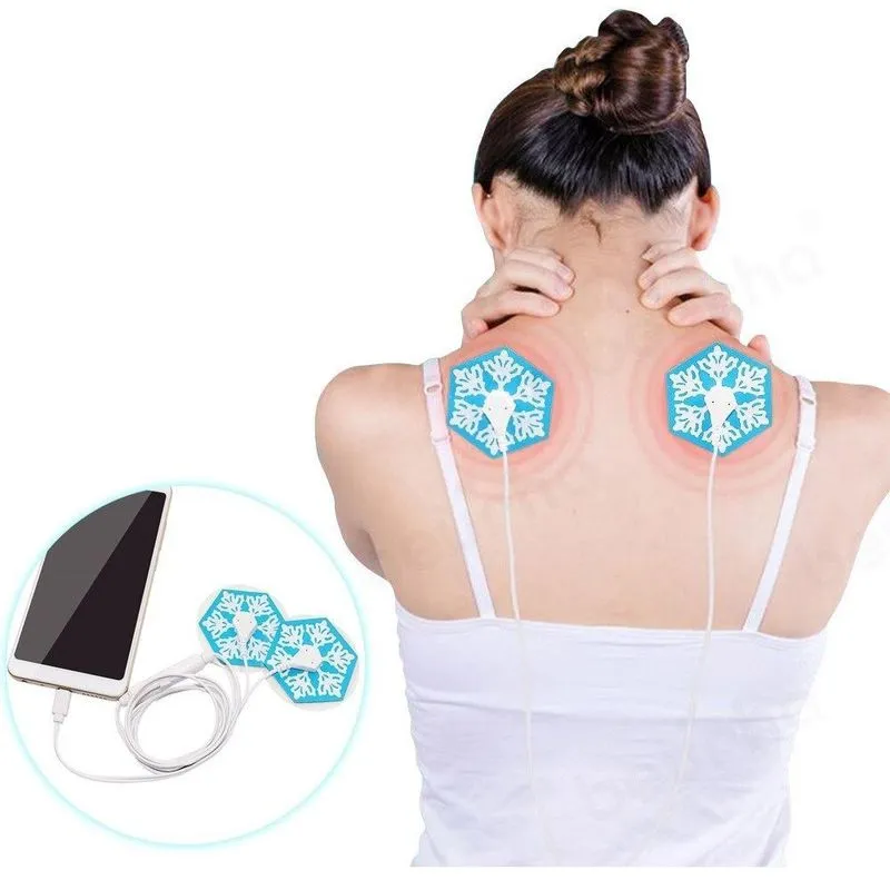 Massageador elétrico portátil estimulador corpo muscular tonificador celular relaxamento Alívio da dor