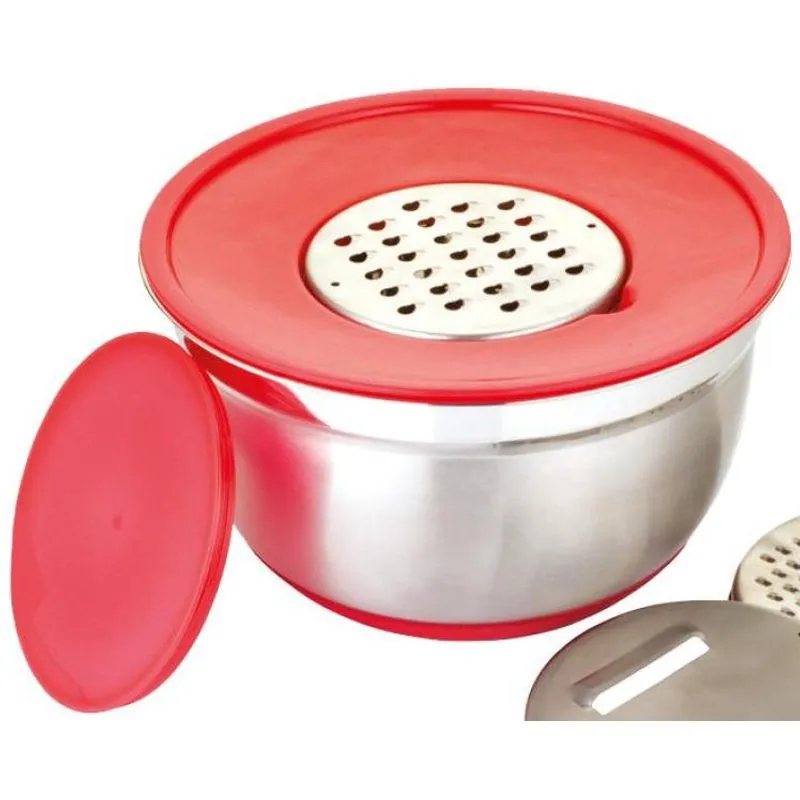 Conjunto Ralador Bowl 5 Peças Inox Class Home