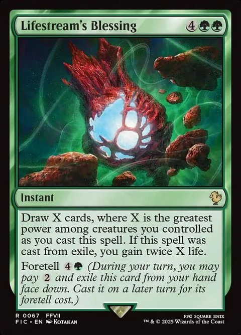 Lifestream's Blessing (67) - Surge-Foil Foil / Near Mint