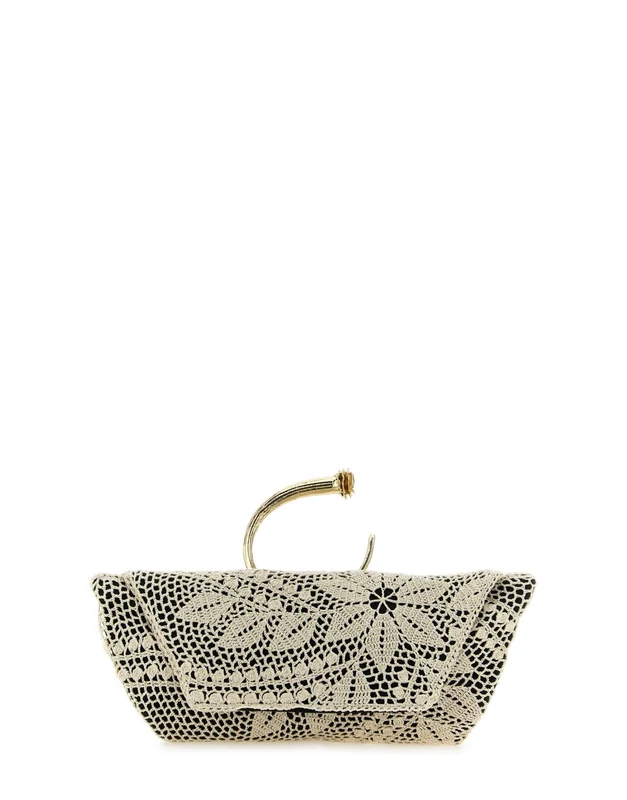 Magda Butrym Floral Crochet Clutch