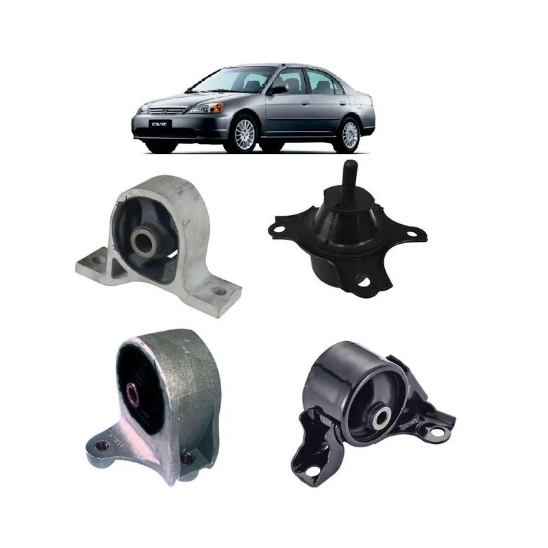 Kit 4 Coxim Motor Cambio Automatico Honda Civic 2001 A 2006
